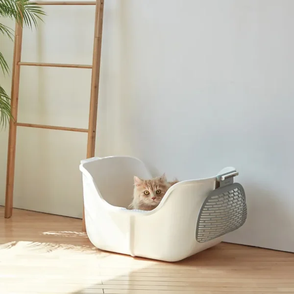 【SWING CAT】韓國搖搖開放式貓砂盆｜白色：圖片 2