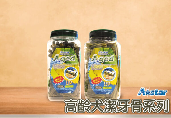 【A Star Aged】五星高齡犬用潔牙骨-超大桶裝1900G：圖片 2