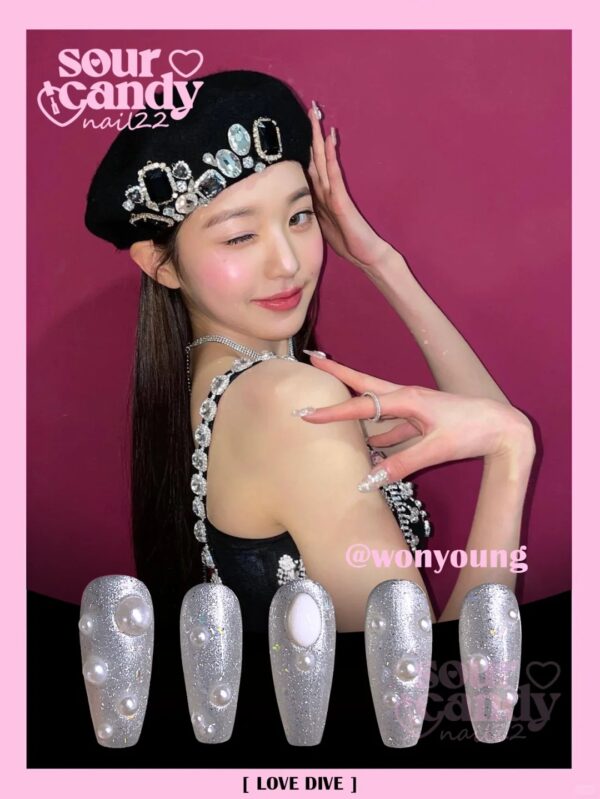 張元英同款 ʚɞ 冰透寶石輕奢Y2K：圖片 3